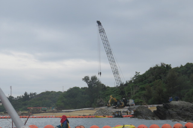 沖縄辺野古船上からの写真18